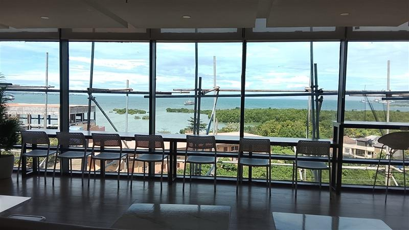 外観 足場設置状況